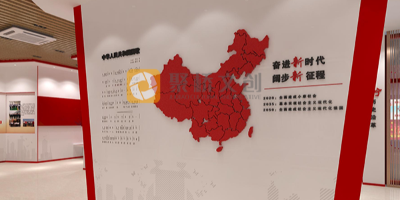 紅色展廳常見的幾種設計元素