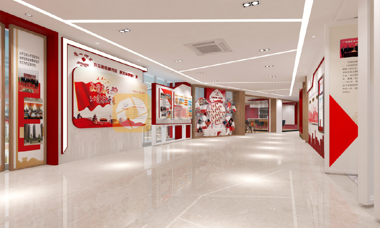 紅色黨建展廳設計